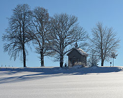 Im Winter der Ferienhof